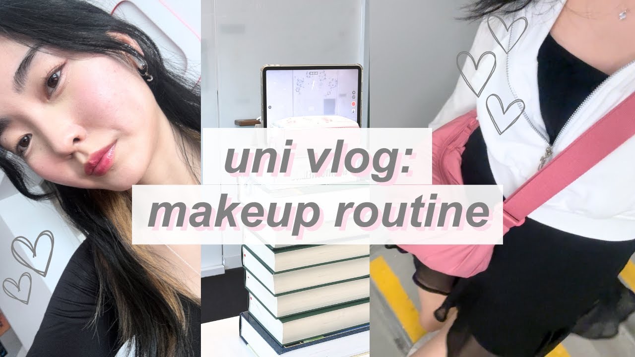 🎀 UNI VLOG | makeup routine for uni + yesstyle haul + casino + what i eat in a week | studywithkiki