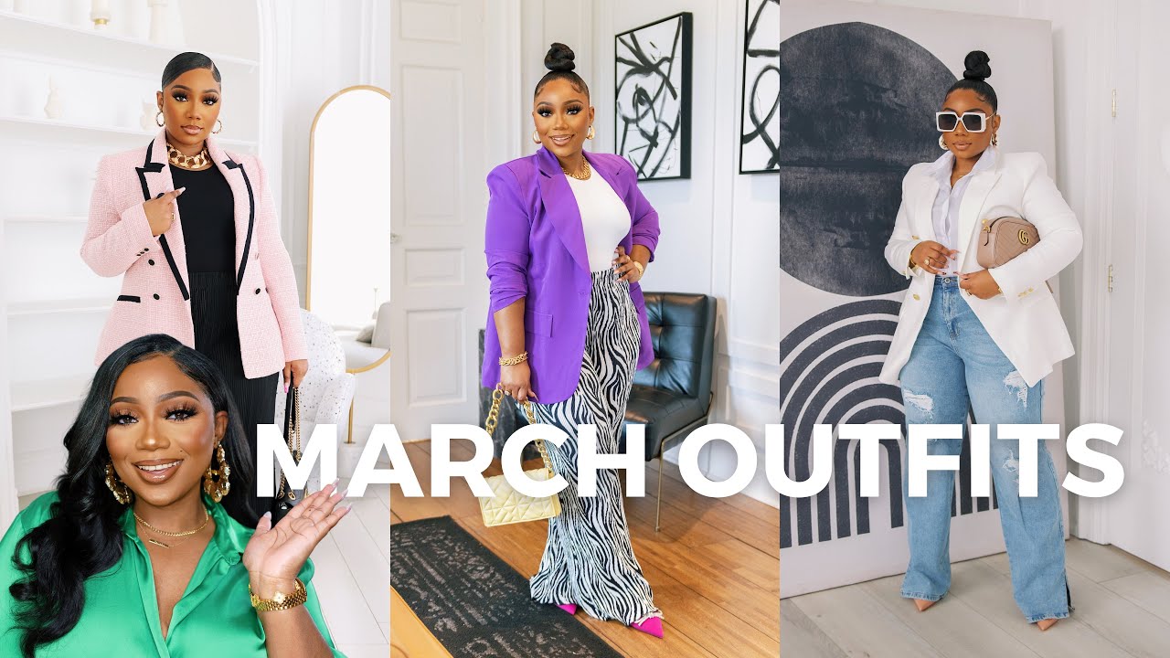 Outfits I Wore In March | Boohoo, Fashion Nova, Zara | Tamara Renaye