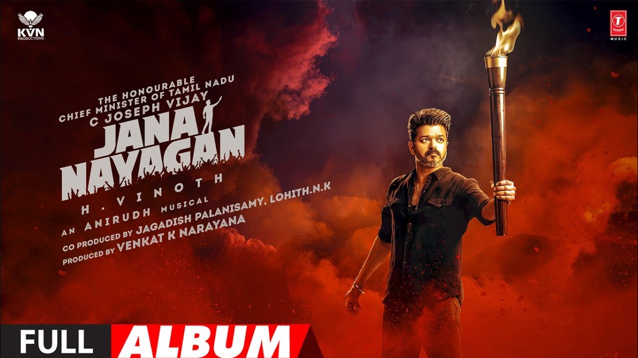 Jana Nayagan Full Album | Hon&rsquo;ble CM Vijay,Pooja Hegde,Bobby Deol | Anirudh Ravichander | H Vinoth