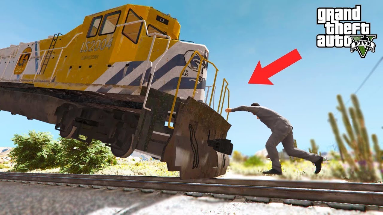 GTA 5 CAN YOU STOP TRAIN? LIVE STREAM