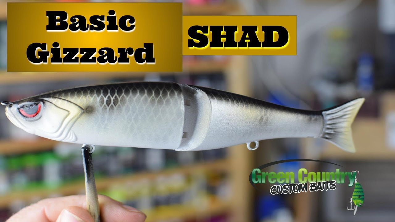 Gizzard Shad glide bait---Custom Painting Crankbaits