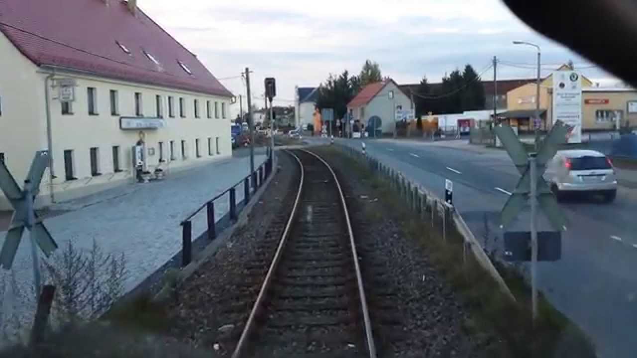 Führerstandsmitfahrt von Königsbrück nach Dresden-Klotzsche (Teil1)