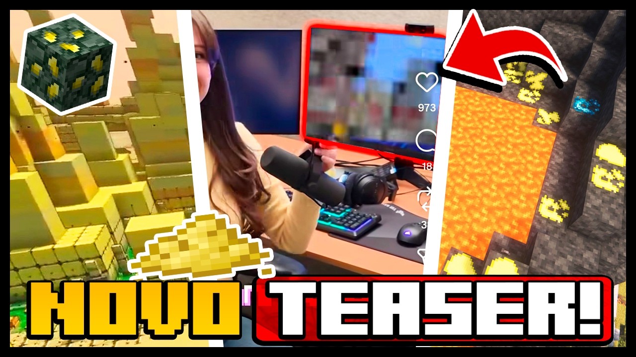NOVO TEASER! BIOMA DE DEPOSITO DE ENXOFRE SERÁ REVELADO NO MINECRAFT LIVE?