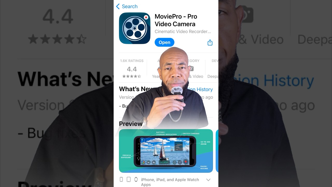 DJI Mic 2 + iPhone Native Camera App = MoviePro App #djimic2 #MoviePro #MovieProApp