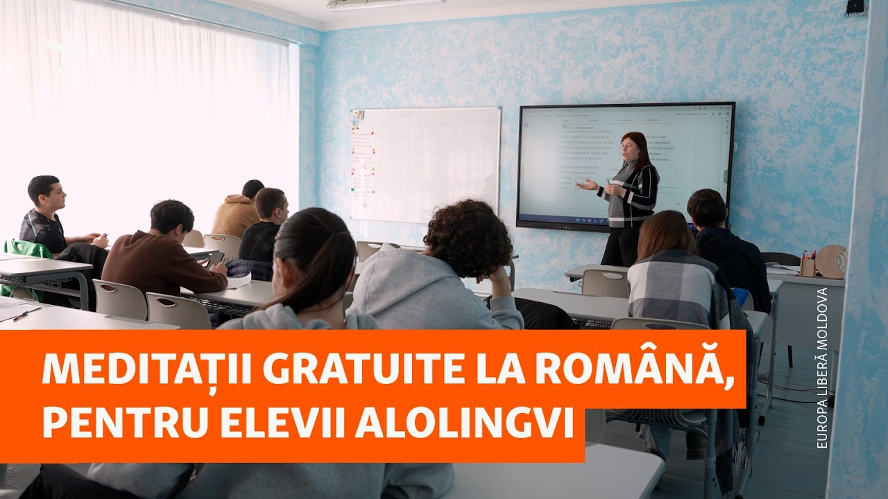 Meditații gratuite la română, pentru elevii alolingvi
