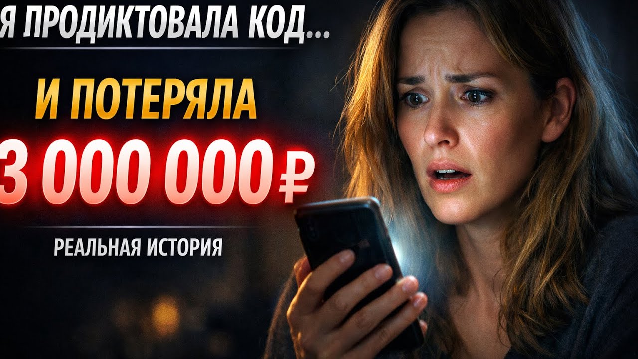 Я продиктовала код… и потеряла 3 миллиона | Реальная история мошенничества