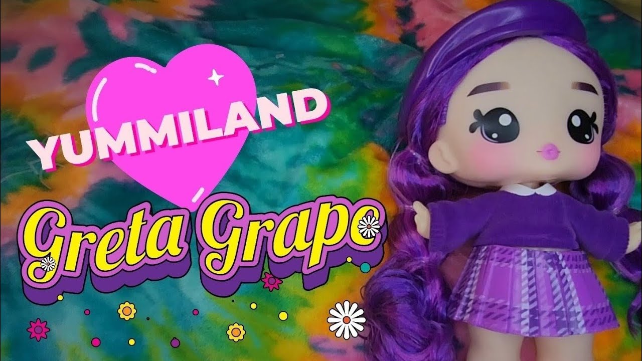Yummiland Greta Grape 🍇💜 unboxing and review of the large doll (adult collector)
