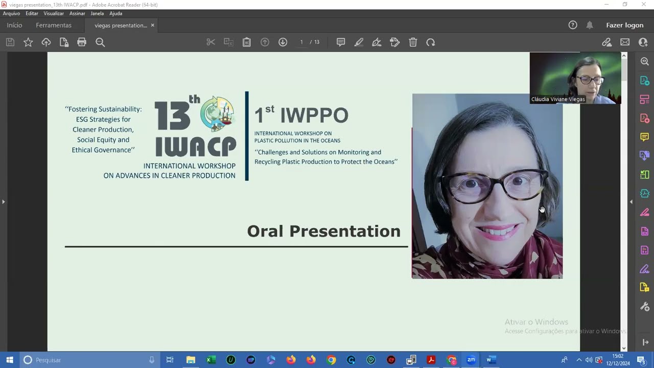 Claudia Viegas - Oral Presentation - 13th IWACP - Reverse Logistics and Sales of Medicines...