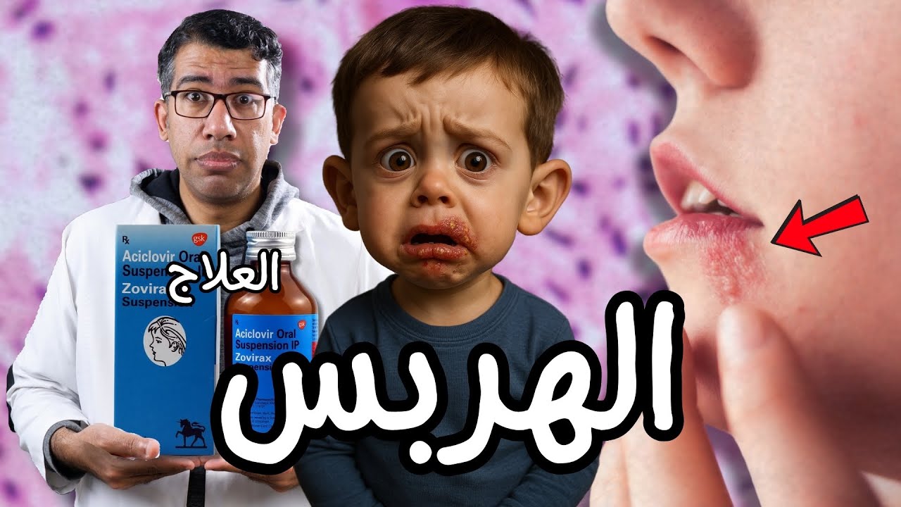 هل فيروس الهربس خطير على الأطفال؟ 👶🦠💥 | كيف ينتقل؟ وما العلاج