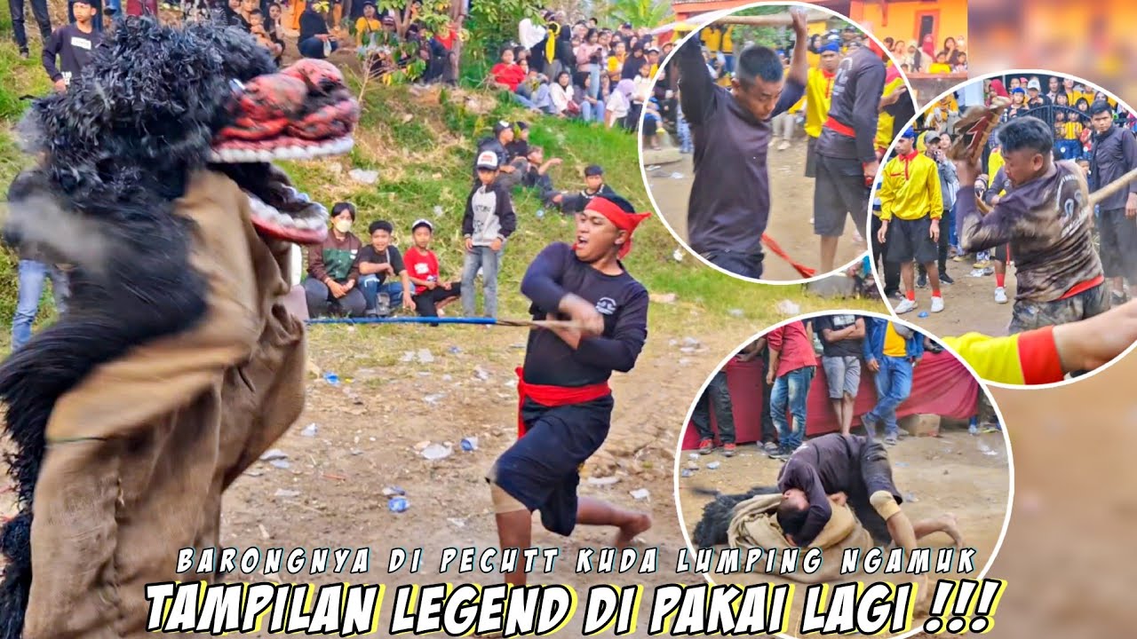 TAMPILAN LEGEND!!! BARONG DAN KUDA LUMPING NGAMUK!!! Seni Benjang Mekar Budaya Live Cipedes