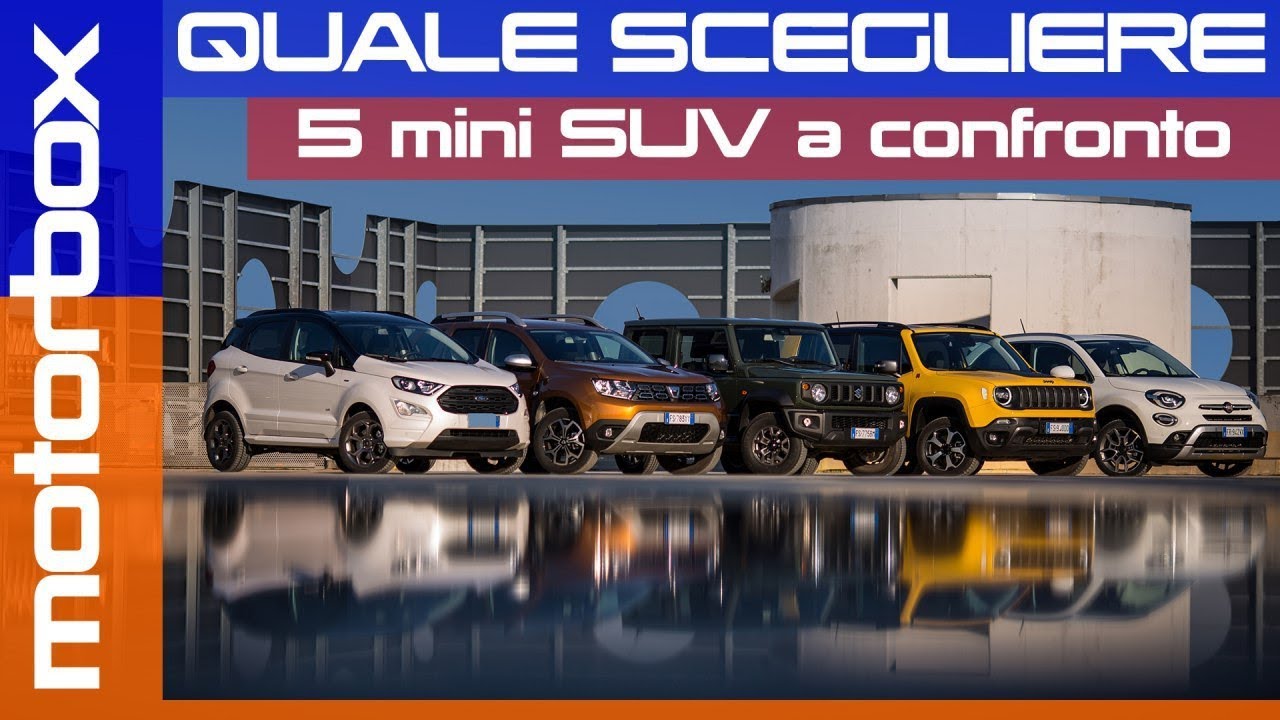 Duster, Ecosport, Renegade, Jimny, 500X: guida all'acquisto dei mini SUV