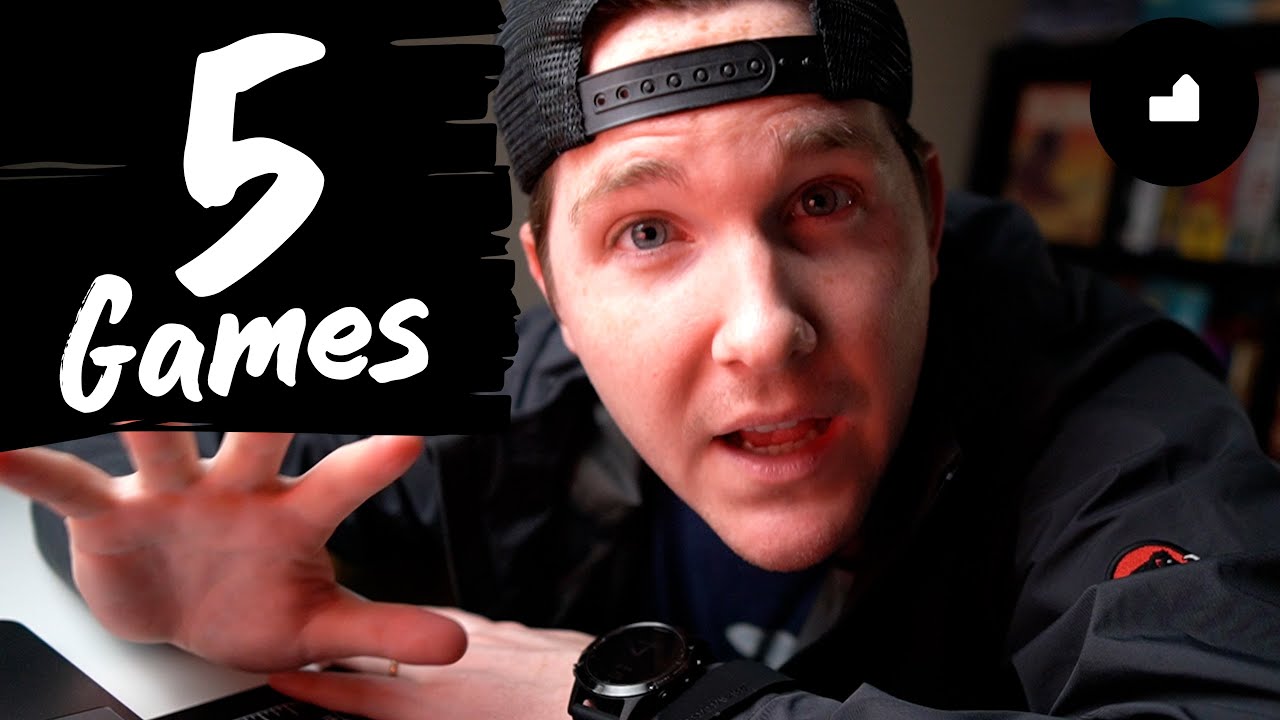 5 Games That INSPIRE Me!!! + GIVEAWAY --- A Board Game Vlog