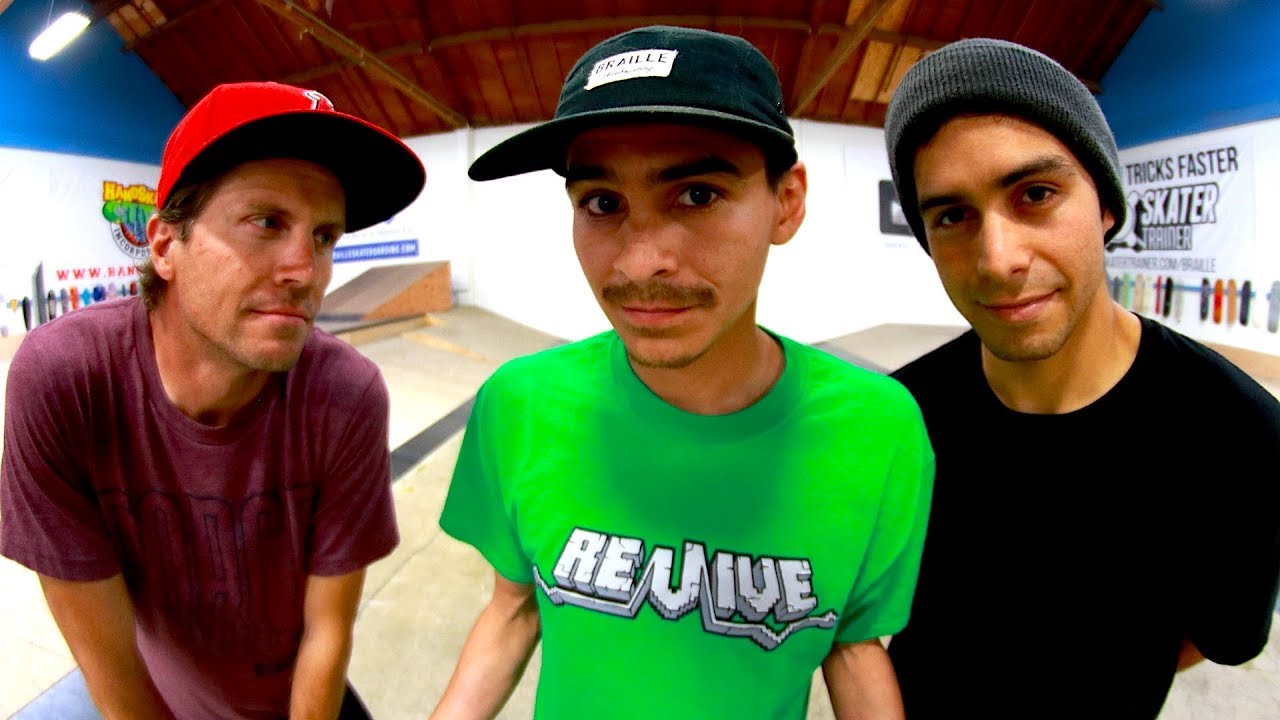 BEST FULL PARK GAME OF SKATE YET! Doug vs Carlos vs McNugget