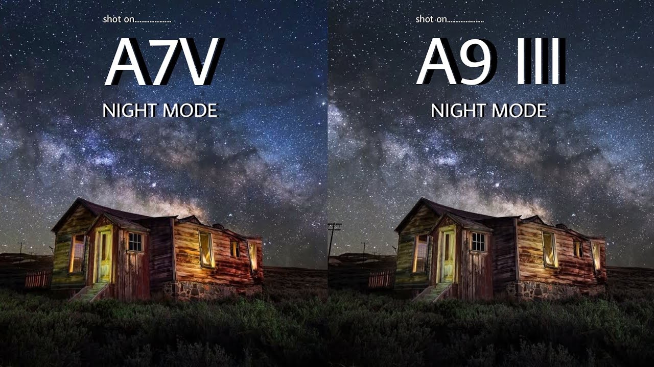 Sony A7V против Sony A9 III | НОЧНОЙ РЕЖИМ | Тест камеры