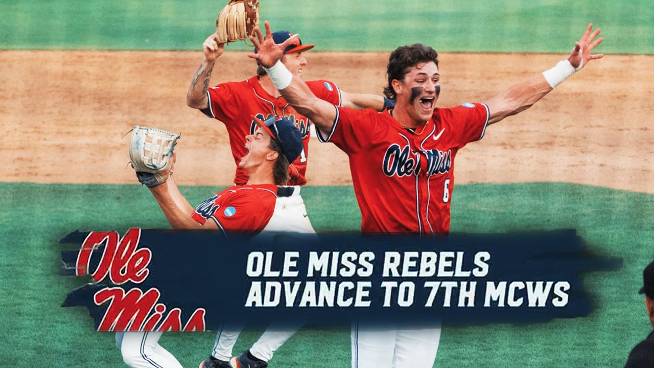 CLUTCH back-to-back home runs send Ole Miss past Auburn to MCWS
