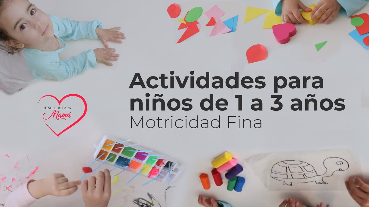 ACTIVIDADES PARA NIÑOS DE 1 A 3 AÑOS | DESARROLLO MOTRICIDAD FINA |COLORES| NÚMEROS|FORMAS / PARTE 2