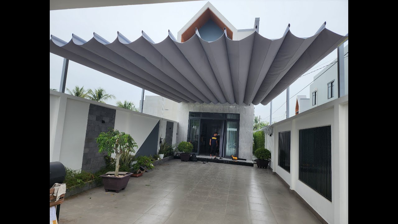 MÁI CHE SÂN NHÀ KHUNG ĐƠN 2025
