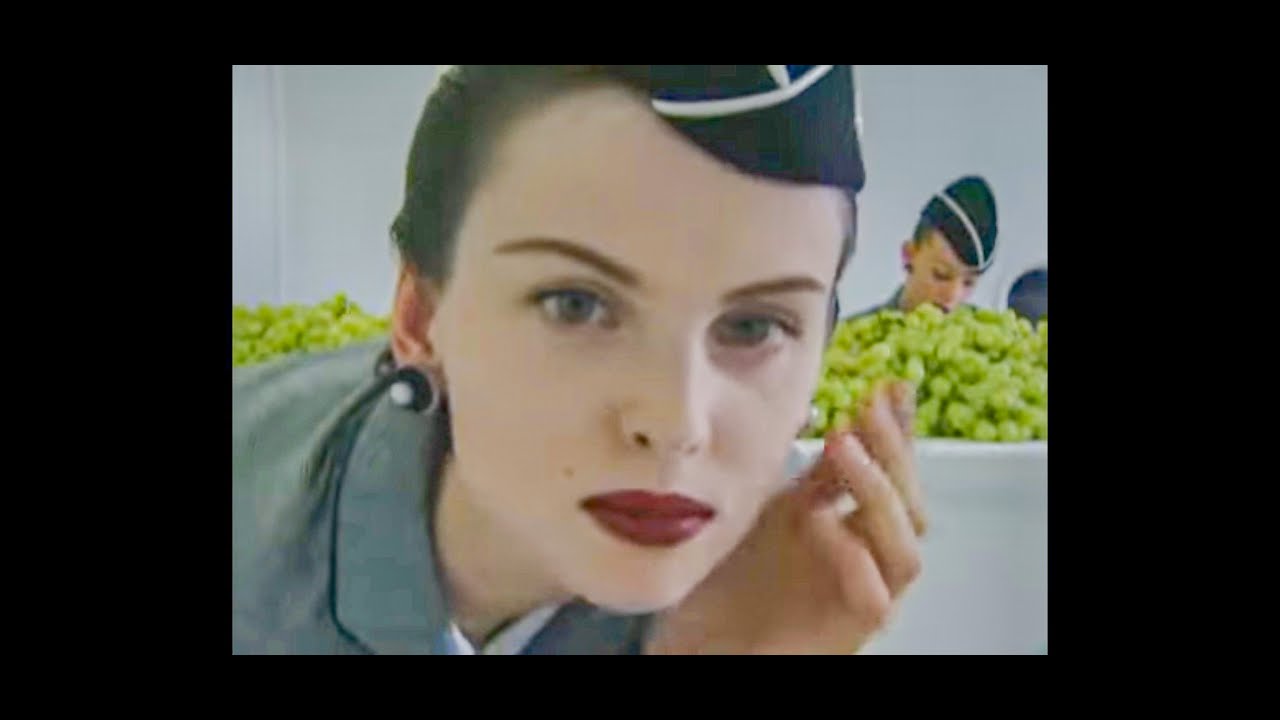 Nina Kotova in Matthew Barney's film as a Goodyear Hostess in the Green Lounge