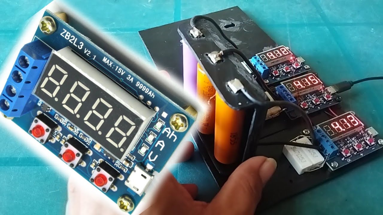 merakit / memasang zhiyu capacity tester !! alat ukur mah baterai !! paralel tegangan input