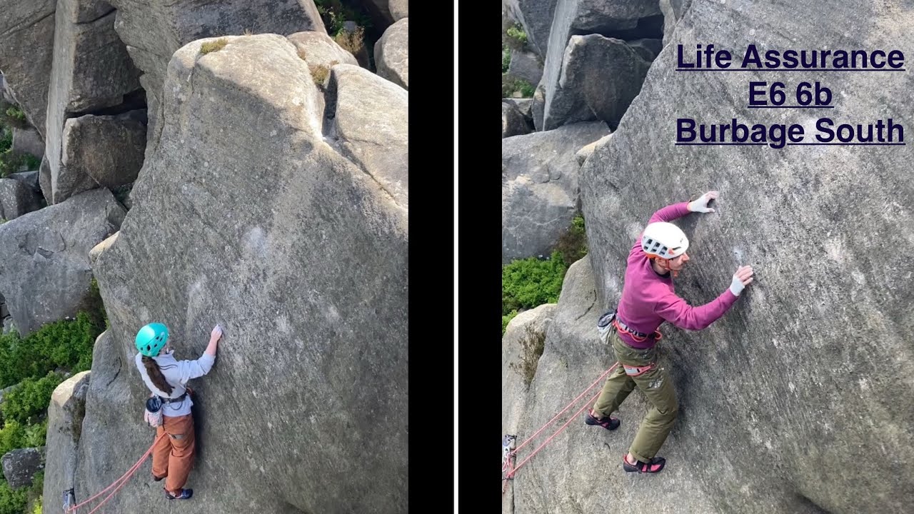 Life Assurance E6 6b - Burbage South - Peak District Climbing - Short Person Beta ep 3