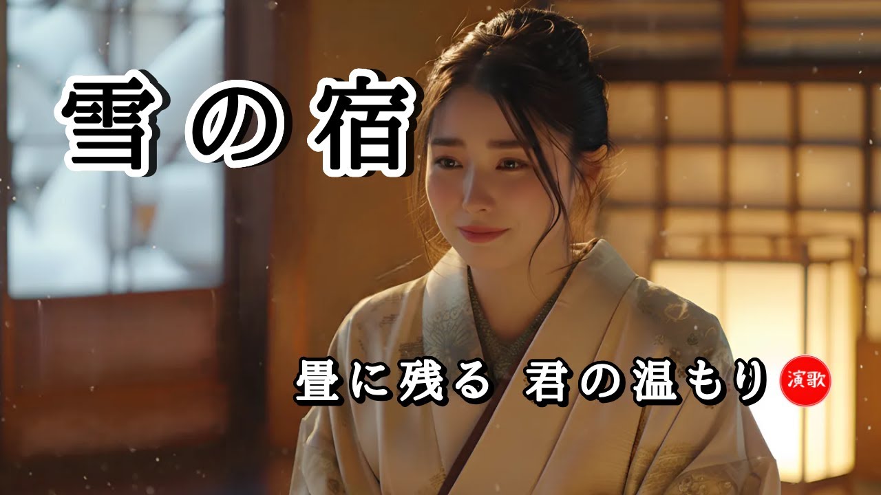 新曲 **雪の宿 ** 畳に残る 君の温もり  #演歌 #歌謡曲 #懐メロ #名曲 #カラオケ