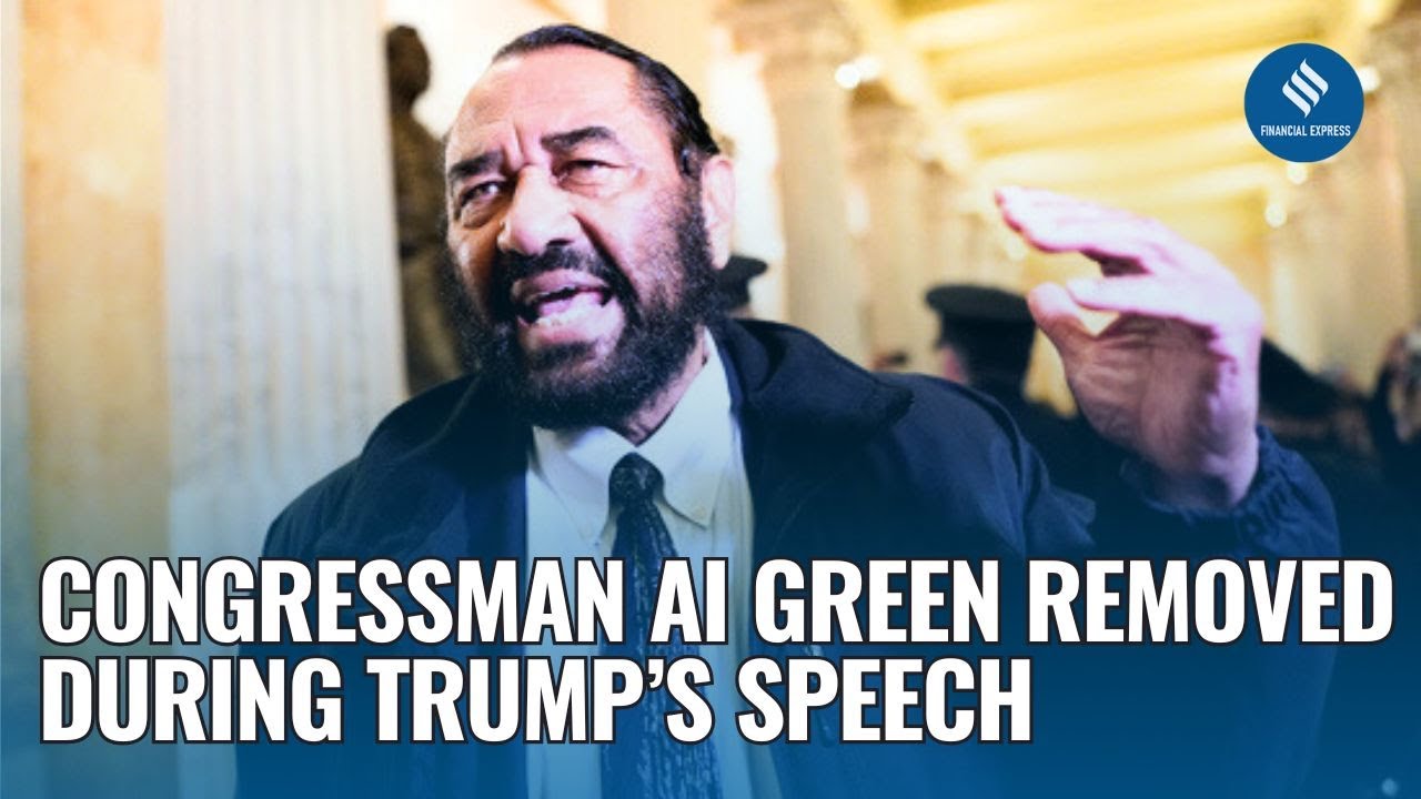 Texas Congressman AI Green Removed during Trump Address after Heckling US President Donald Trump