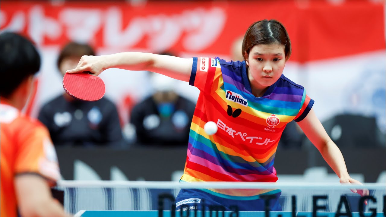 橋本帆乃香 vs チェンイーチン T FINAL GAME 日本ペイントマレッツvsトップおとめピンポンズ名古屋 Honoka Hashimoto Cheng I-Ching【卓球 Tリーグ公式】