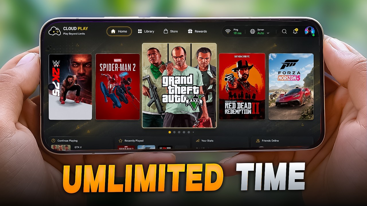 New *Secret* Unlimited Time Cloud Gaming app in 2026 😲