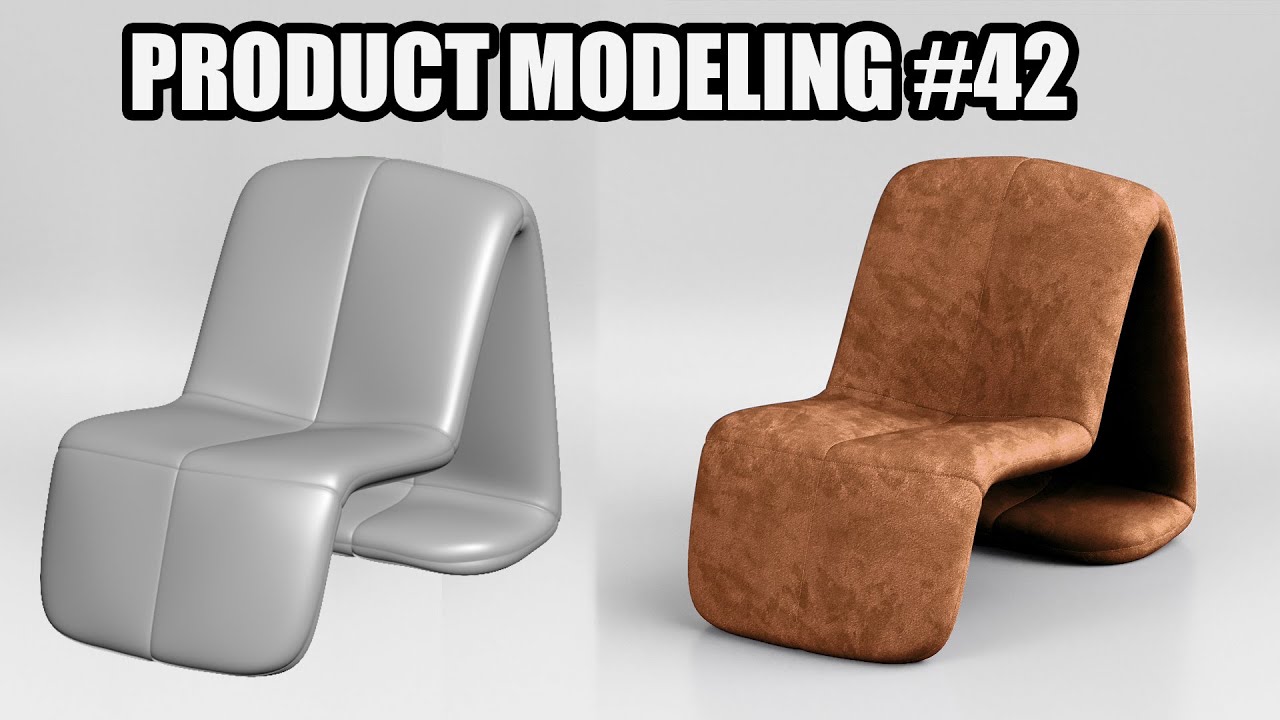 Как смоделировать кресло в 3ds Max. #3dsmax #кресла #урок