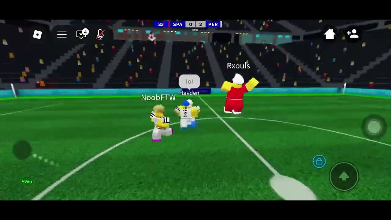 Playing with my friend