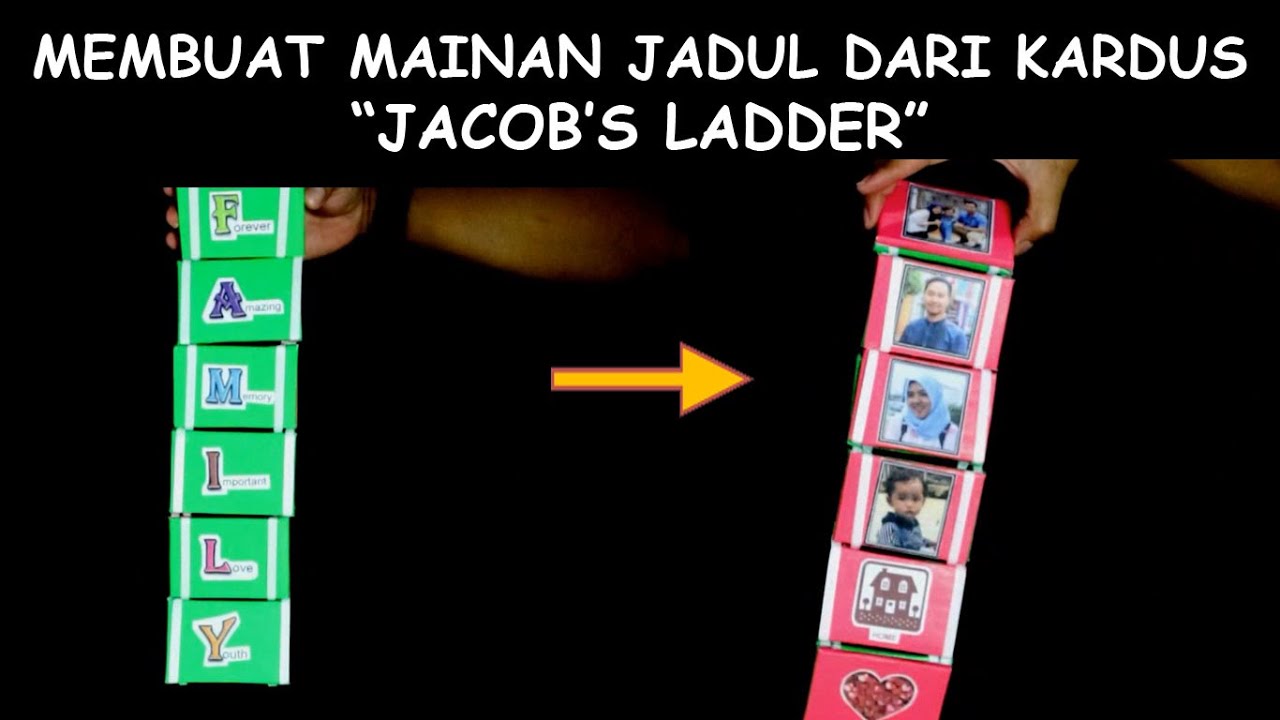 DIY Membuat mainan jadul dari kardus 