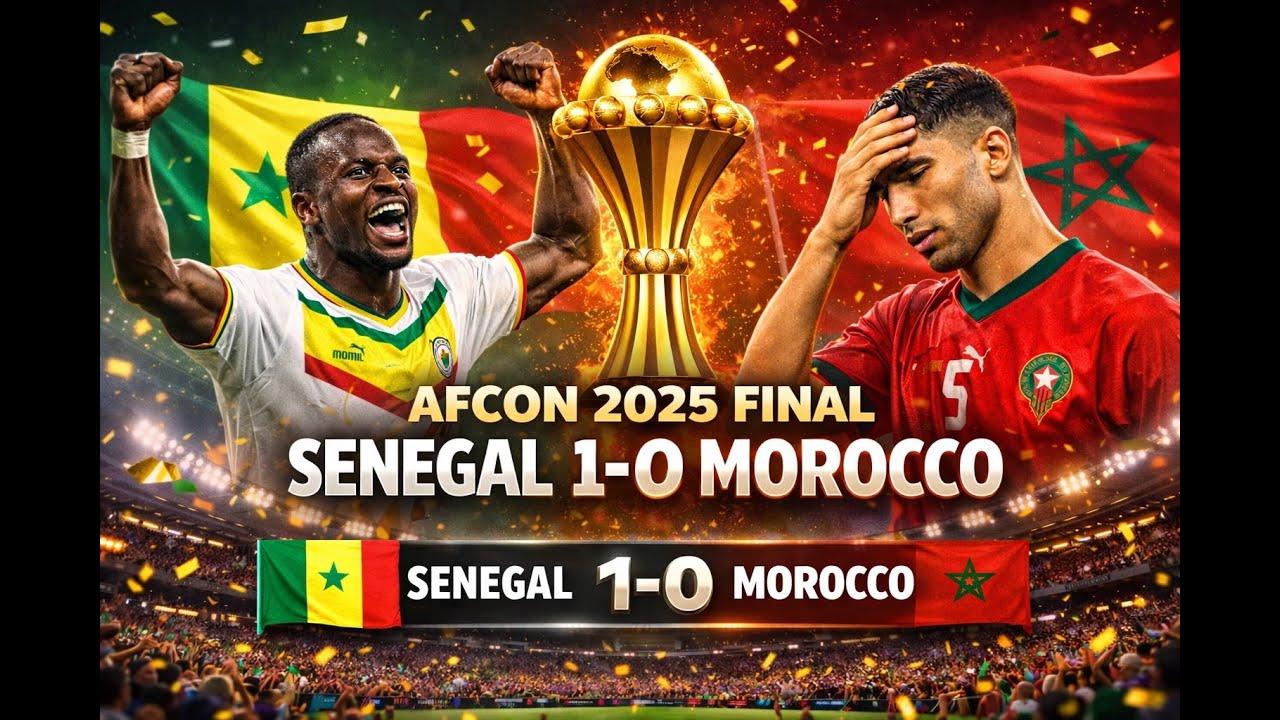AFCON 2025 Final Recap: SENEGAL vs MOROCCO -  Highlight & Goals 