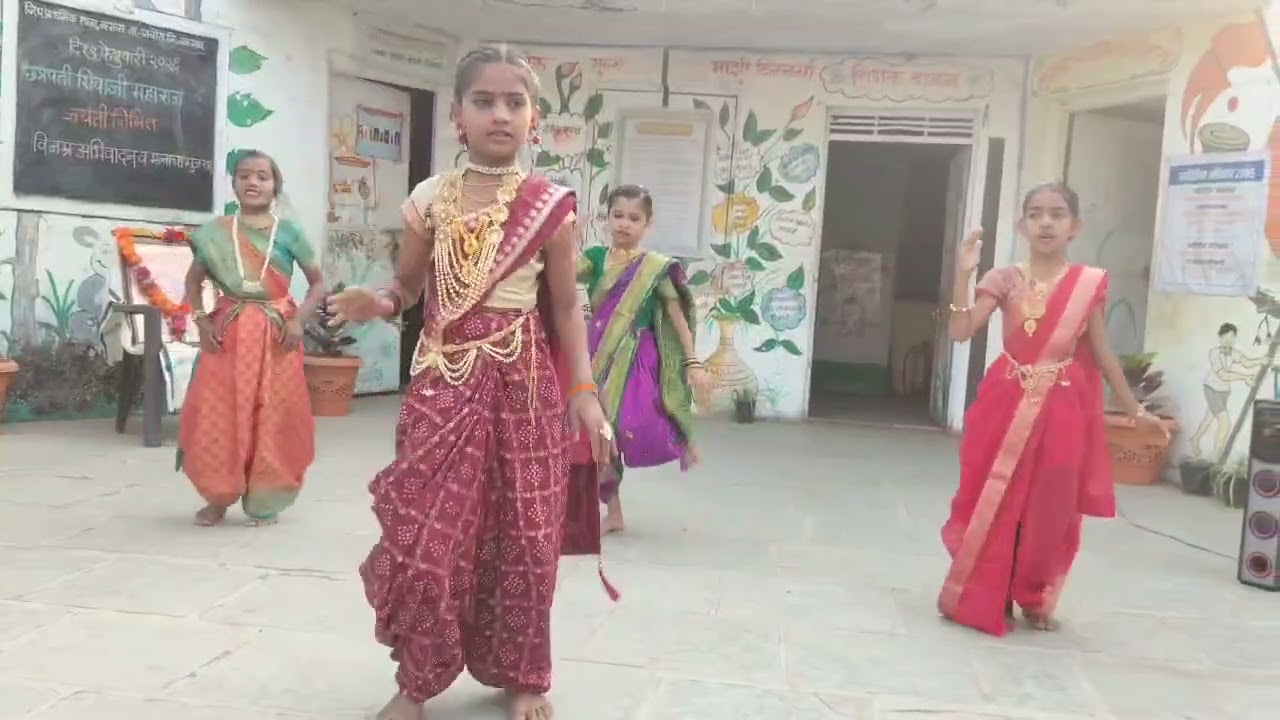 झुलवा पाळणा पाळणा बाळ शिवाजीचा-जि. प.प्राथमिक शाळा म्हसास दि.19/02/2026