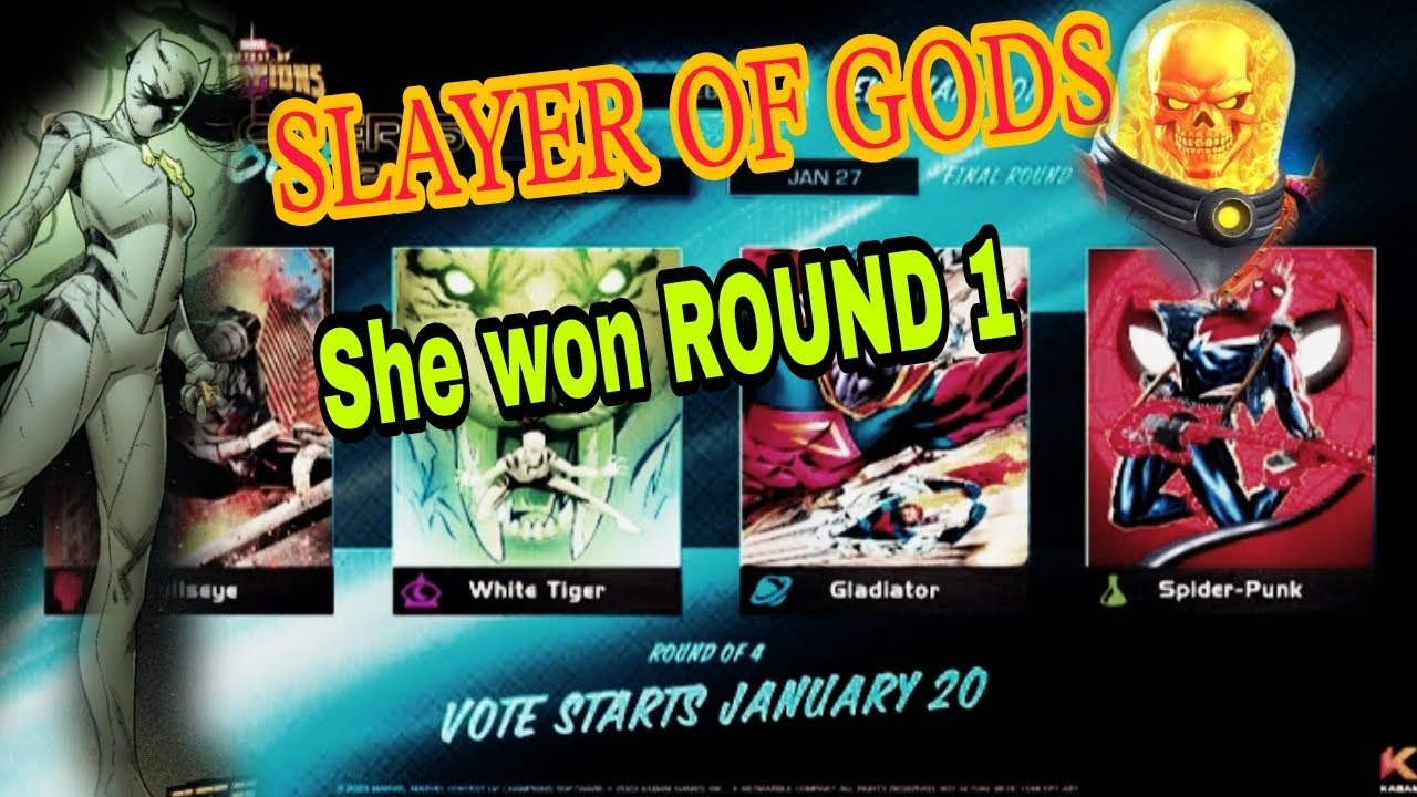 SUMMONER CHAMPION CHOICE 2023|ROUND 1 Results|Mcoc|I am with you to vote WHITE TIGER @SlayerOfGods