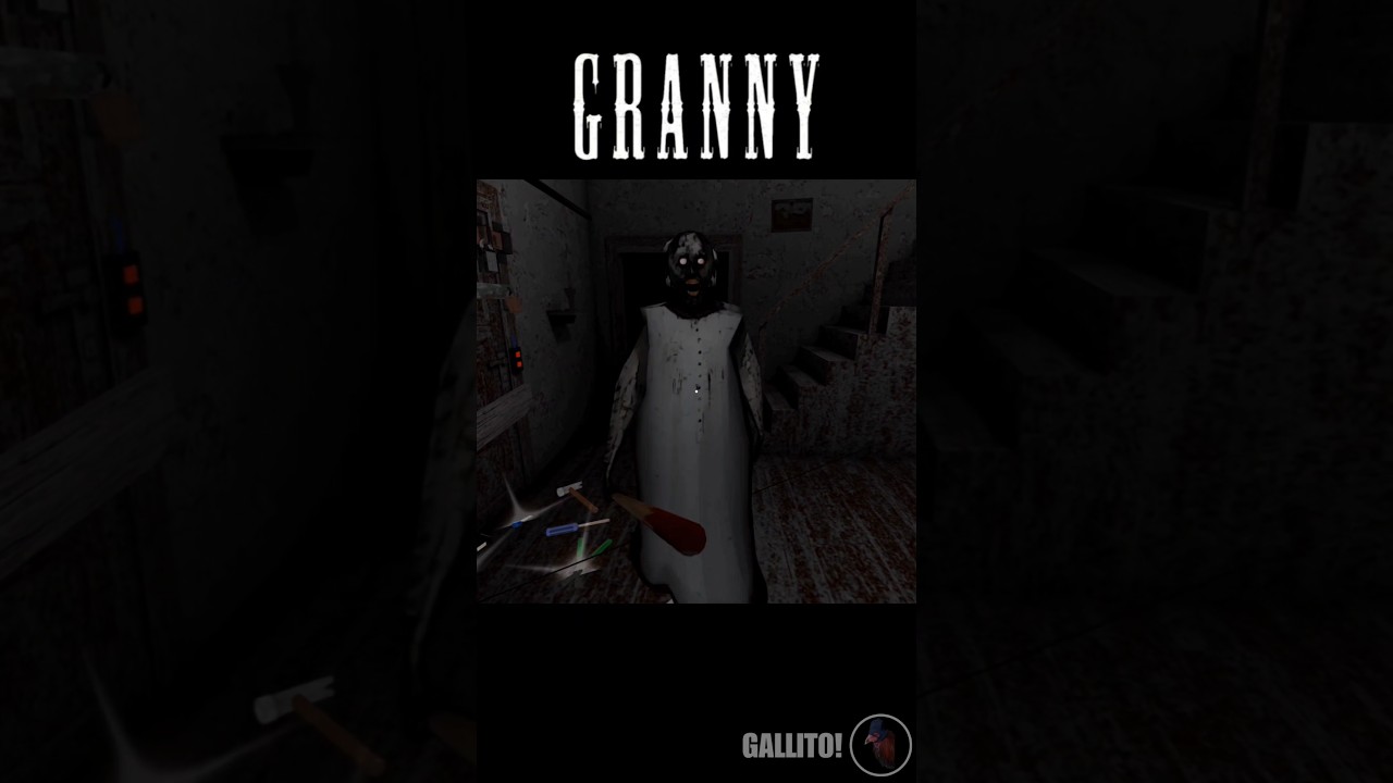 GRANNY FINAL DE LA PUERTA MODO PESADILLA 🔥 #granny #horrorgaming