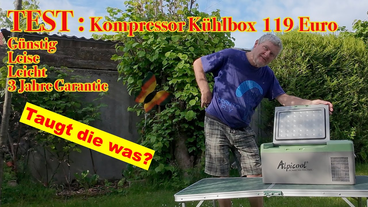 Kompressor Kühlbox für nur 119 Euro !? |  Praxistest der Alpicool mit 15 Liter Inhalt