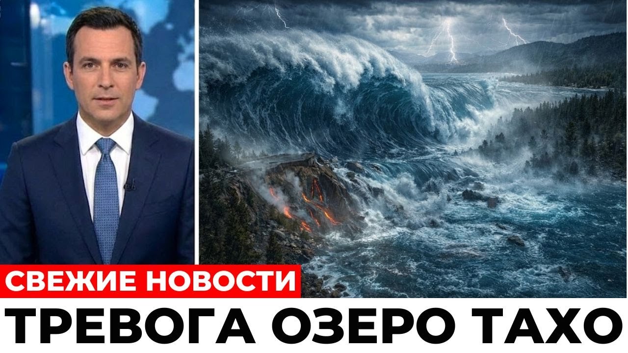 Подъём Тахо до 6 229 футов: на разломе растёт сейсмодавление, угроза М7,3