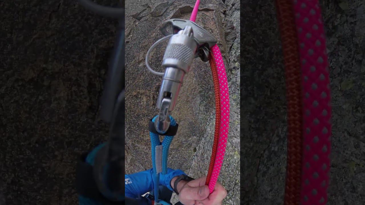 R&aacute;pel Cresta Llos&aacute;s, Aguja Tchihatcheff #monta&ntilde;a #short #alpinismo #r&aacute;pel