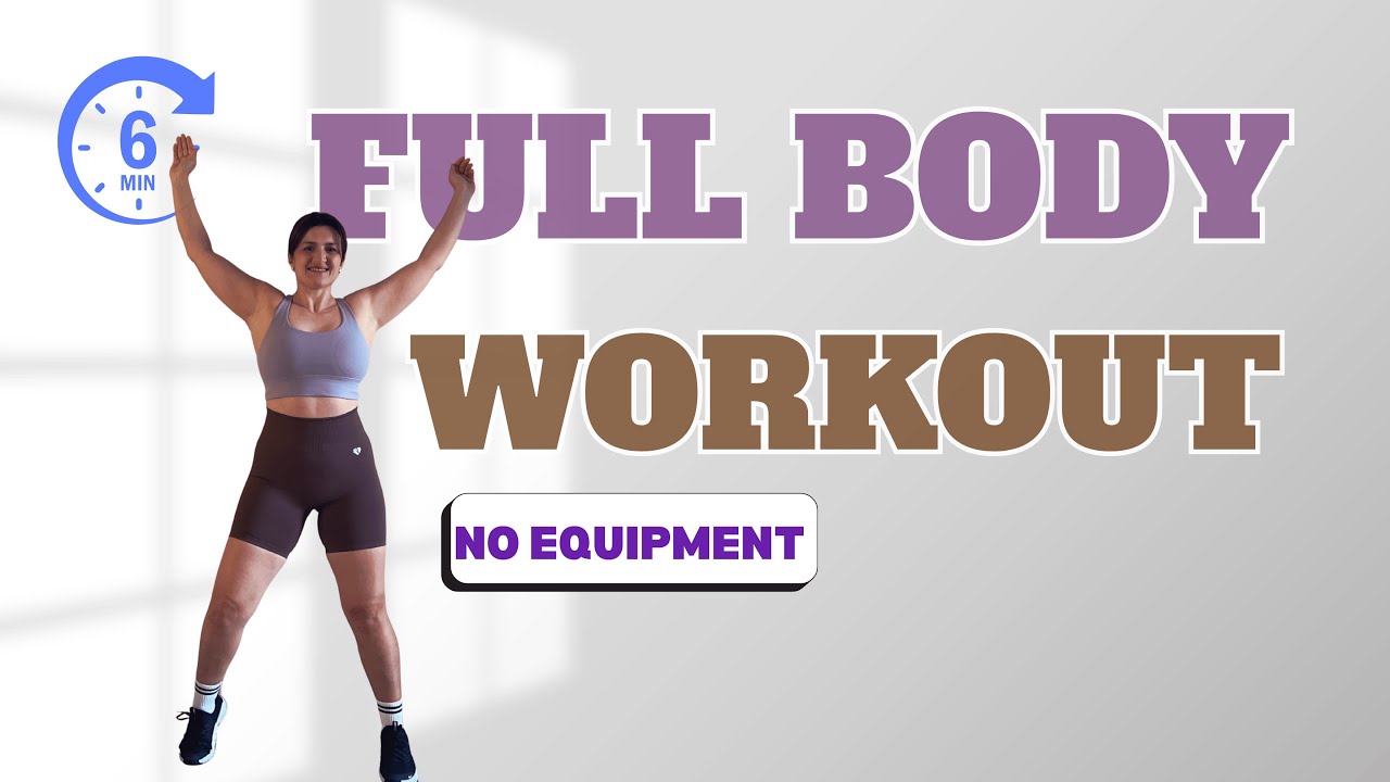 FULL BODY HIIT IN 6 MINUTES | Beginners Standing Workout, No repeat, No talking, No equipment