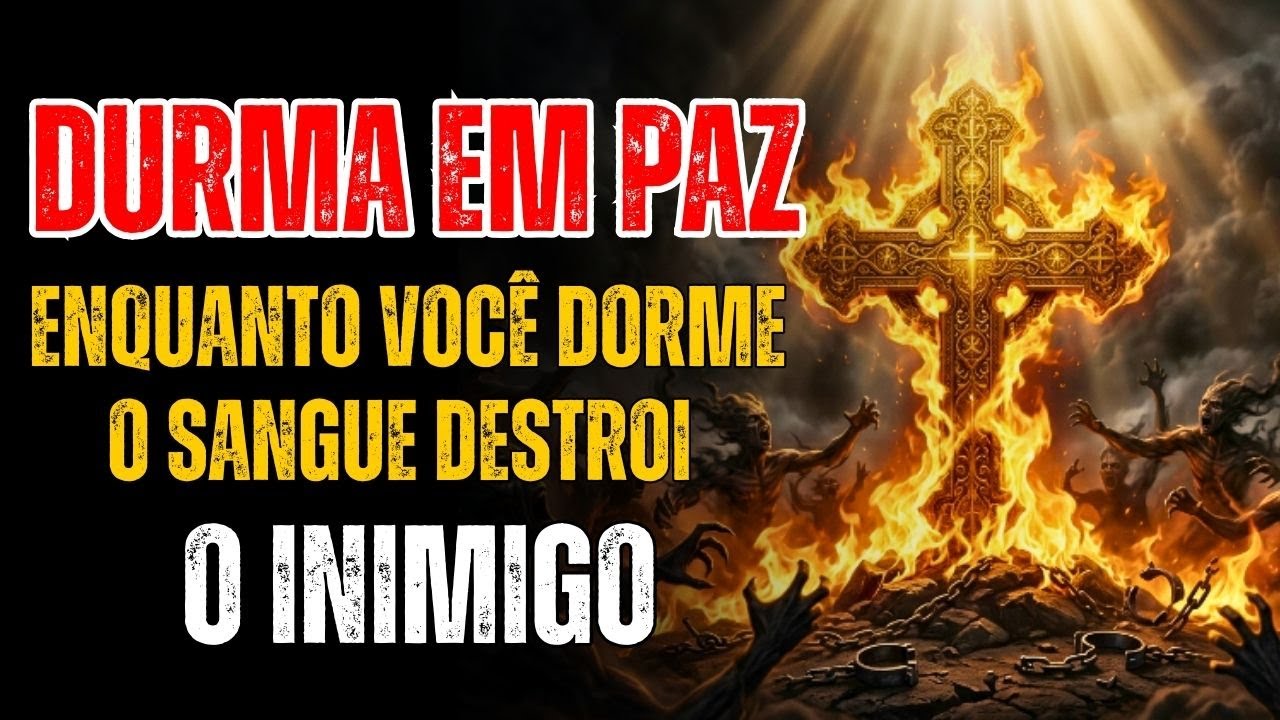 🩸 Descanse esta noite: o Sangue de Jesus ANIQUILA todo inimigo oculto por você