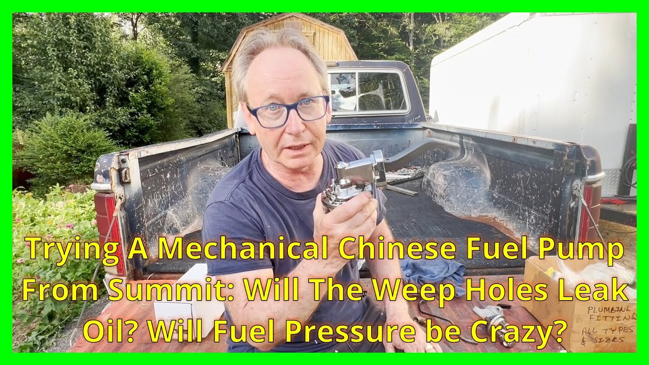 New Chinese Mechanical Fuel Pump From Summit: Will The Weep Holes Leak Oil and Pressure be High?