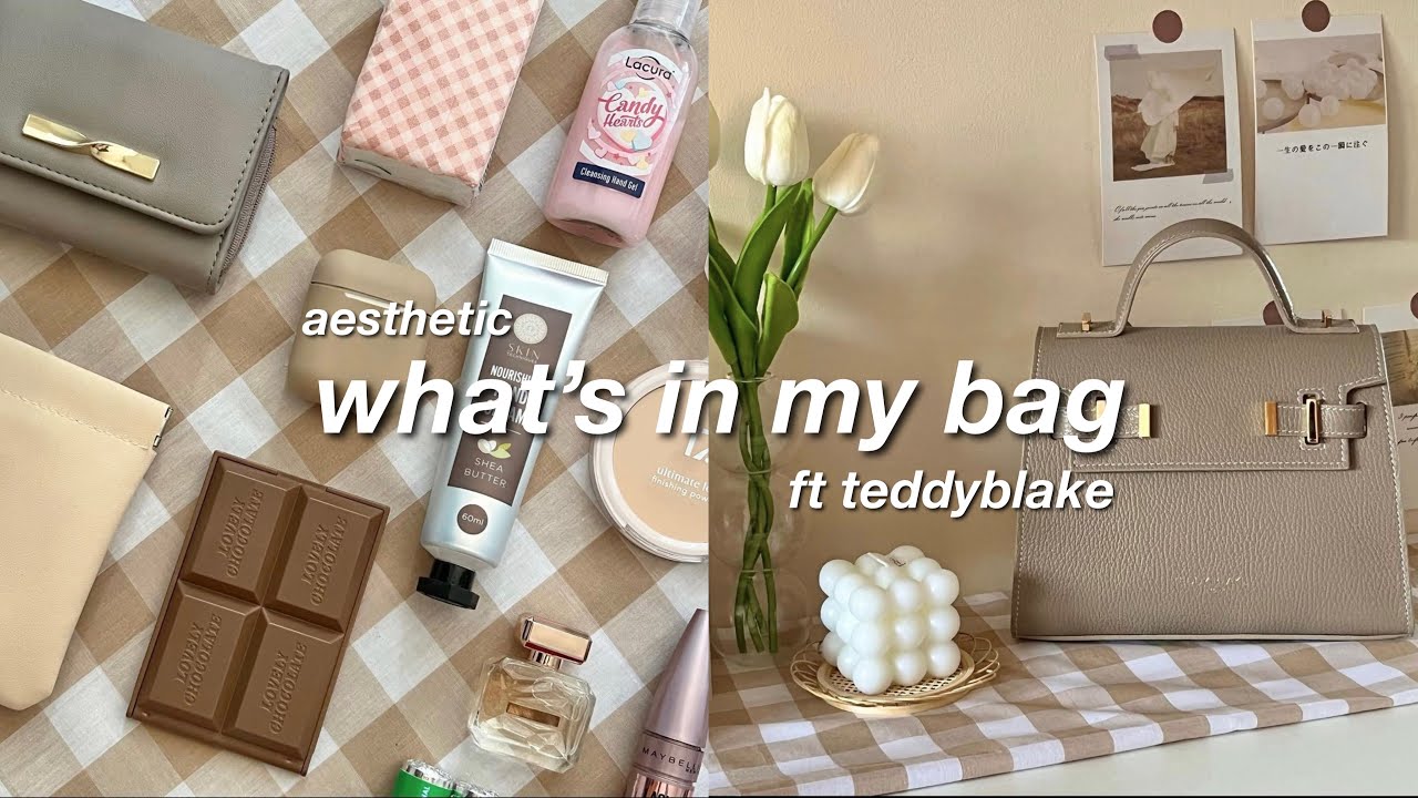 what’s in my bag 🌱 | daily essentials *simple and aesthetic*