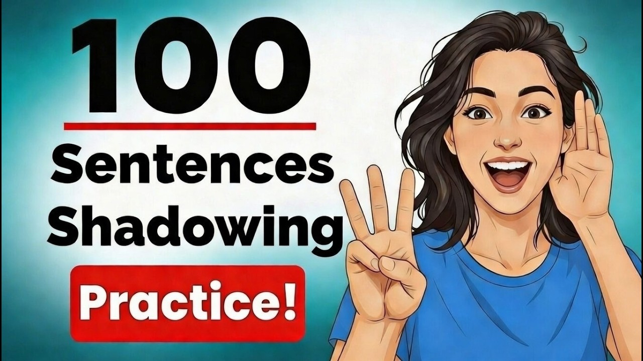 100 Daily Routine English Sentences | Shadowing English Speaking Practice