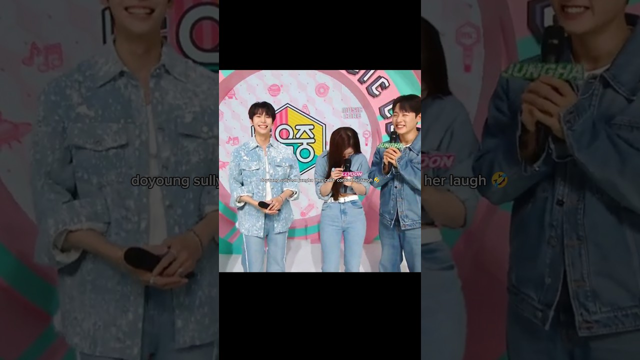 when younghoon and doyoung voice cracked at live music core 😂 #younghoon #doyoung #sullyoon #jungha