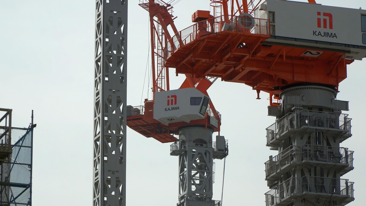 八重洲二丁目中地区市街地再開発事業（ホンダ本社移転予定地）の建設状況（2026年2月14日）