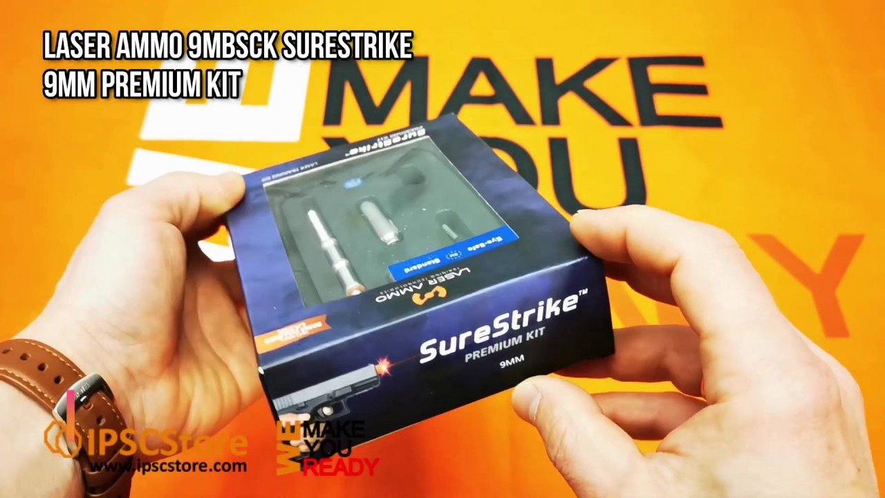 LASER AMMO 9MBSCK SURESTRIKE 9MM PREMIUM KIT