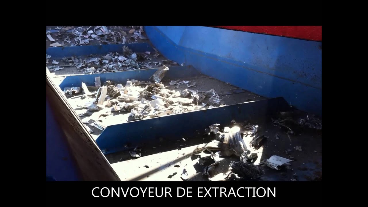 Recyclage de  la Ferraille, Broyage