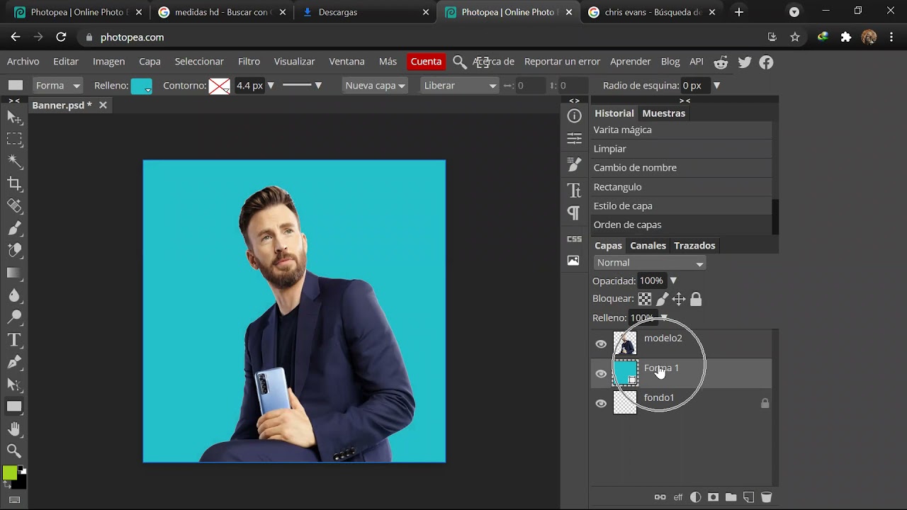 COMO REALIZAR UN POSTER DESDE PHOTOPEA