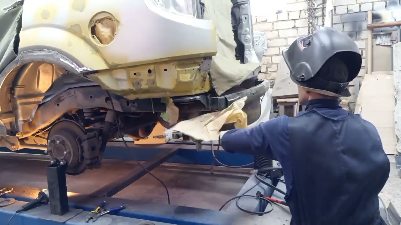 Много сварки, споттер. Great Wall HOVER 5. Пороги мать их так........