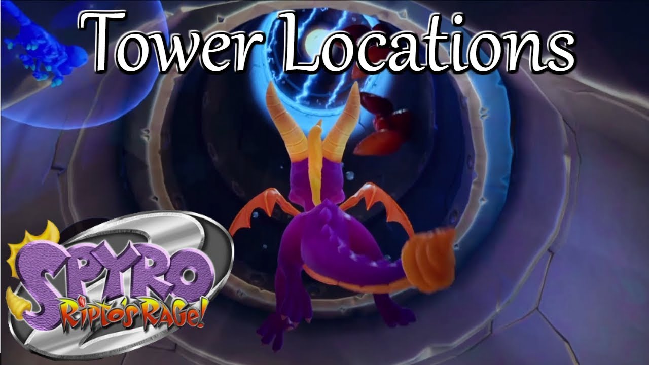 Spyro Reignited Trilogy: Aquaria Towers - All Tower Locations for Orb